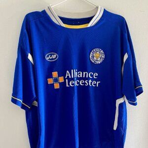Leicester City 2005-06 Home Jersey JJB Size Large